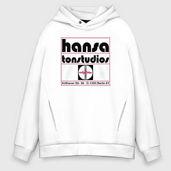 Толстовка оверсайз мужская Depeche Mode - Hansa tonstudios, цвет: белый