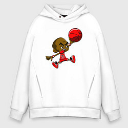 Толстовка оверсайз мужская Baby Jordan, цвет: белый