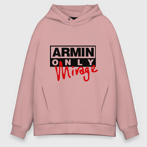 Мужское худи оверсайз Armin Only: Mirage / Пыльно-розовый – фото 1