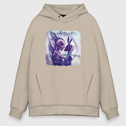 Толстовка оверсайз мужская The Birthday Massacre - under your spell, цвет: миндальный