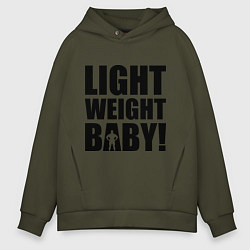 Толстовка оверсайз мужская Light weight baby, цвет: хаки