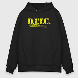 Толстовка оверсайз мужская DITC, цвет: черный