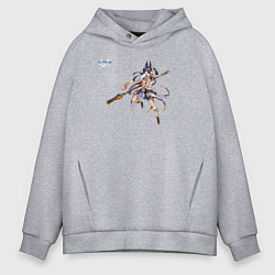 Толстовка оверсайз мужская Сайно из Геншин Импакт, цвет: меланж