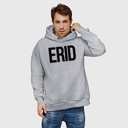Толстовка оверсайз мужская Токен для рекламы - ERID, цвет: меланж — фото 2