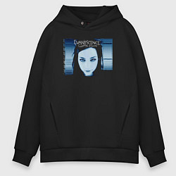 Толстовка оверсайз мужская Evanescence rock, цвет: черный