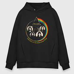 Толстовка оверсайз мужская Pink Floyd rock, цвет: черный