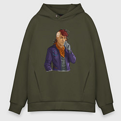Толстовка оверсайз мужская Randy - RimWorld, цвет: хаки
