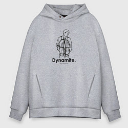 Толстовка оверсайз мужская BTS Dynamite Jeon Jungkook, цвет: меланж