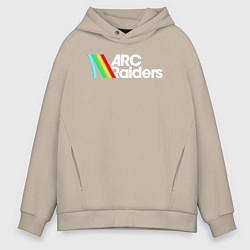 Толстовка оверсайз мужская Arc raiders logo, цвет: миндальный