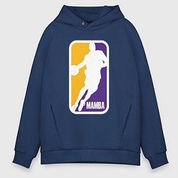 Толстовка оверсайз мужская Mamba Kobe Bryant, цвет: тёмно-синий
