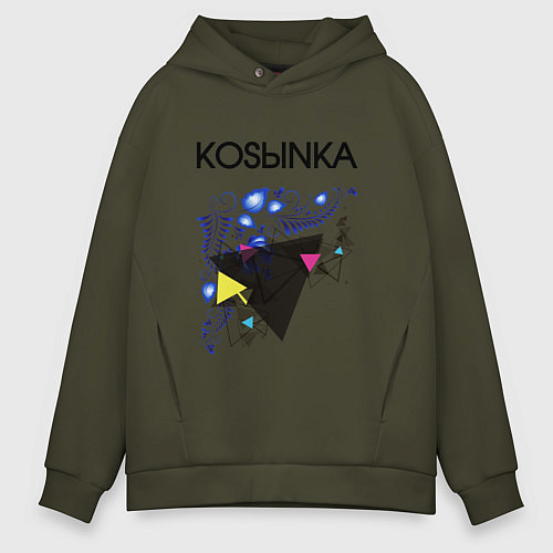 Мужское худи оверсайз Kosыnka / Хаки – фото 1