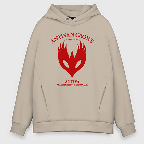 Мужское худи оверсайз Antivan Crows - Dragon Age / Миндальный – фото 1