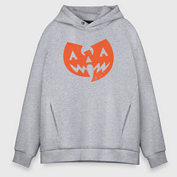 Толстовка оверсайз мужская Wu-Tang halloween, цвет: меланж