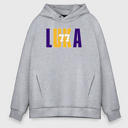 Толстовка оверсайз мужская Lakers Luka, цвет: меланж