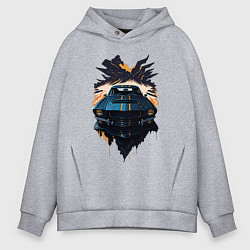 Толстовка оверсайз мужская Мустанг, цвет: меланж