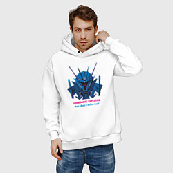 Толстовка оверсайз мужская Soundwave superior, цвет: белый — фото 2