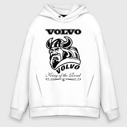 Толстовка оверсайз мужская Volvo viking, цвет: белый