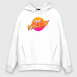 Толстовка оверсайз мужская The valley, цвет: белый
