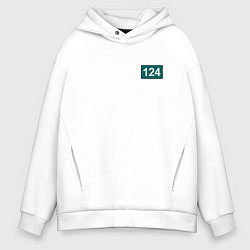 Толстовка оверсайз мужская Игрок - 124, цвет: белый