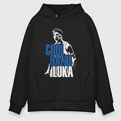 Толстовка оверсайз мужская Cool hand Luka, цвет: черный