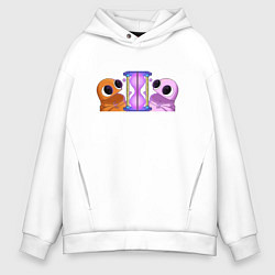 Толстовка оверсайз мужская Пески Времени R E P O, цвет: белый