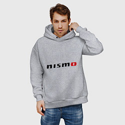Толстовка оверсайз мужская Nismo, цвет: меланж — фото 2