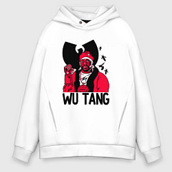 Толстовка оверсайз мужская Wu-Tang Clan: Street style, цвет: белый