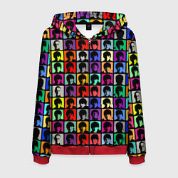 Мужская толстовка на молнии The Beatles: pop-art