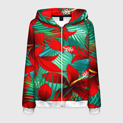 Мужская толстовка на молнии Red Flower