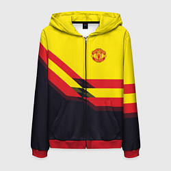 Мужская толстовка на молнии Man United FC: Yellow style