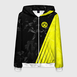 Мужская толстовка на молнии FC Borussia Dortmund: Abstract