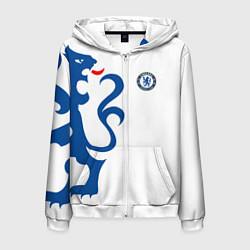 Мужская толстовка на молнии FC Chelsea: White Lion