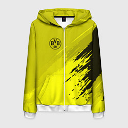 Мужская толстовка на молнии FC Borussia: Yellow Original