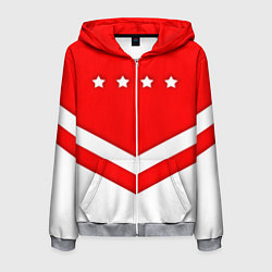 Мужская толстовка на молнии Звезды Спартака