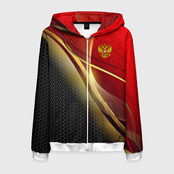 Мужская толстовка на молнии RUSSIA SPORT: Gold Collection