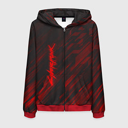 Мужская толстовка на молнии Cyberpunk 2077: Red Breaks