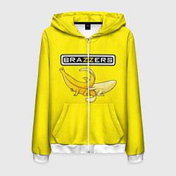 Мужская толстовка на молнии Brazzers: Yellow Banana