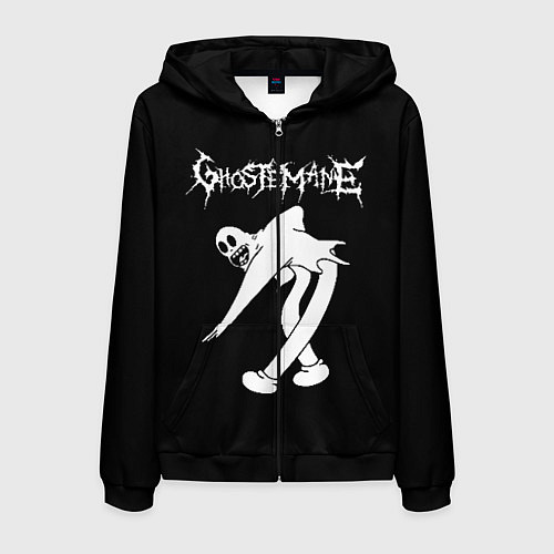 Мужская толстовка на молнии GHOSTEMANE / 3D-Черный – фото 1
