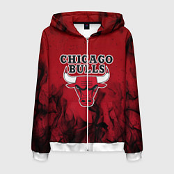 Мужская толстовка на молнии CHICAGO BULLS