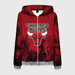 Мужская толстовка на молнии CHICAGO BULLS