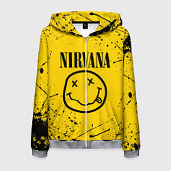 Мужская толстовка на молнии NIRVANA