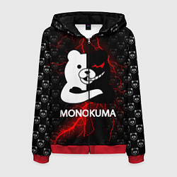 Мужская толстовка на молнии MONOKUMA