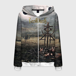 Толстовка 3D на молнии мужская Lorna Shore - Immortal, цвет: 3D-белый