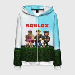 Мужская толстовка на молнии ROBLOX