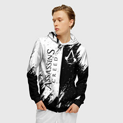 Толстовка 3D на молнии мужская ASSASSIN'S CREED, цвет: 3D-черный — фото 2