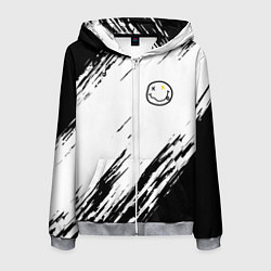 Толстовка 3D на молнии мужская NIRVANA, цвет: 3D-меланж