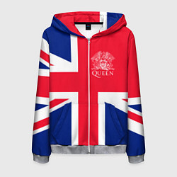 Мужская толстовка на молнии Queen