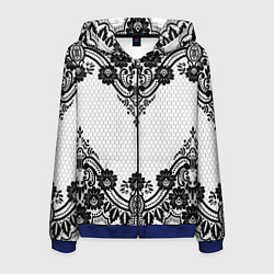 Мужская толстовка на молнии Кружева