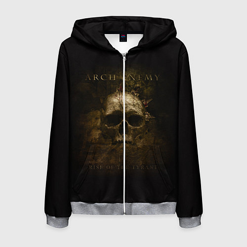 Мужская толстовка на молнии ARch Enemy 37 / 3D-Меланж – фото 1