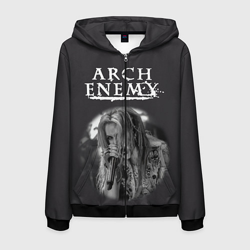 Мужская толстовка на молнии Arch Enemy 79 / 3D-Черный – фото 1